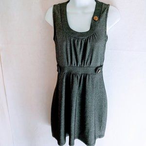 Isabella Rodriguez Black Gray Dress Size Small